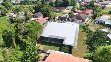 Penampang warehouse cum office for sale | Big Space backyard