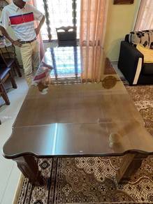 KACA UNTUK ALAS MEJA l table glass top install