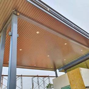 PASANG SILING ALUMINIUM l strip ceiling install