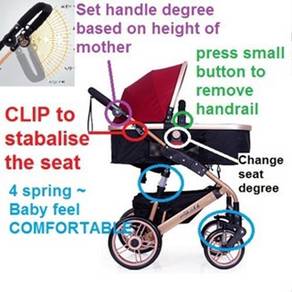 PARIS Premium High Premium Class Baby Stroller