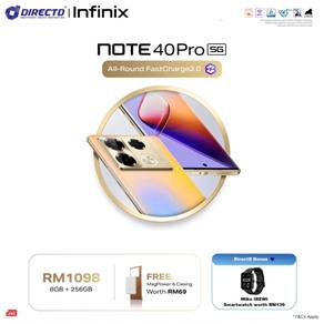 Infinix Note 40 Pro 5G [8GB  + 256GB] RAYA 2024