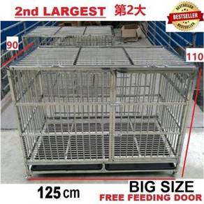 Big Size Dog Cage 4FT Stainless Steel
