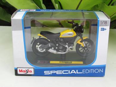 WELLY 1-18 Ducati Scrambler Icon Yellow Motorcycle