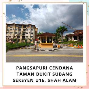 Pangsapuri Cendana Taman Bukit Subang Seksyen U16 Shah Alam Freehold