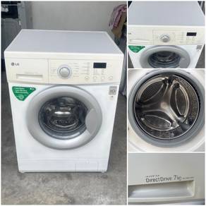 LG front load hot washer washing machine 7.0k
