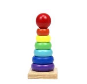 Wooden Pillar Stack Up Stacking Toy Baby Toys