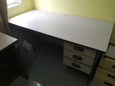 5FT Grey Office Table wt drawer TC230