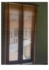 LANGSIR JENIS KAYU l solid timber blind install