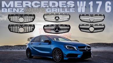 Benz W176 A Class Grill Diamond Bodykit Bumper