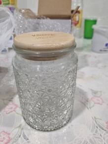 Glass Kitchen Cookies Jar