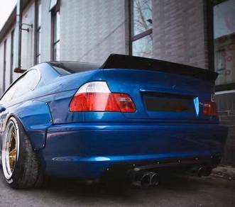 Bmw 3-Series E46 M3 Abs Spoiler Bodykit Glossy Blk