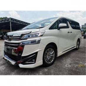 2018 Vellfire normal bodykit modelista with paint