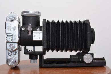 Leica dual lens classic camera