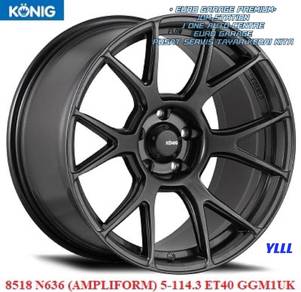 KONIG N636 18inc ACCORD CIVIC FE FC FB ESTIMA X50