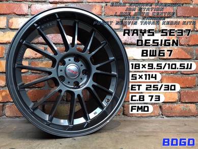 RAYS SE37 BW67 18inc MITSUBISHI TRITON LITE QUEST