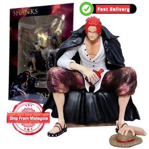 One Piece Anime Red Hair Shanks Statue Figures