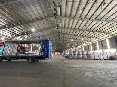 Lorong Sungai Puloh Klang Warehouse With Office 800Amp 25ceiling heigt