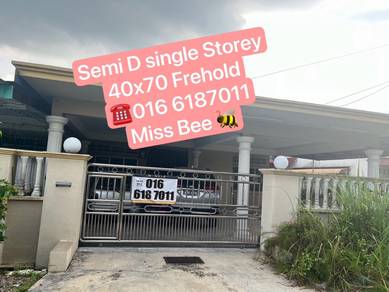 Semi d single storey pekan baru teluk intan perak