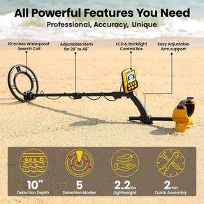 Metal detector waterproof underground Pro
