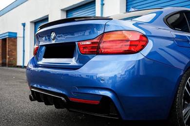 F32 M-Performance Spoiler Glossy Blk Bodykit Bmw