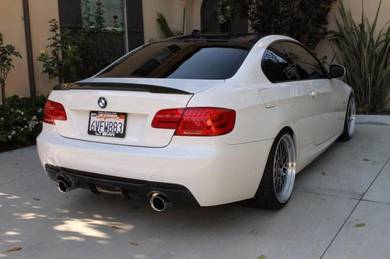 E92 M Performance Spoiler Glossy Black Bodykit Bmw