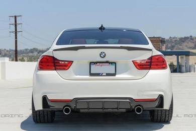 F32 F82 M4 Spoiler Abs Bodykit Glossy Black Bmw