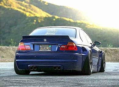 3-Series E46 M3 Abs Spoiler Bodykit Glossy Blk Bmw