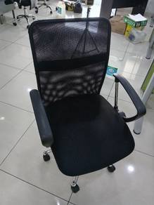 Black Net Back Roller Office Chair TC416