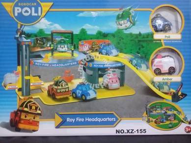 Robocar Poli Roy Fire Headquarters Roi