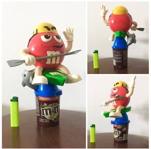 M&Ms candy dispenser