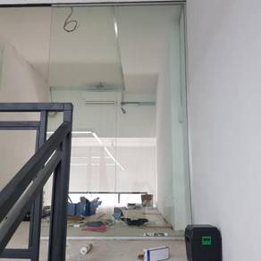 INSTALL GLASS WALL l pasang dinding kaca