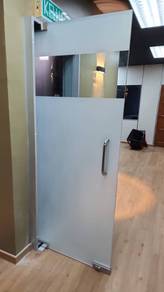 PINTU JENIS KACA 12mm l clear glass door 12mm