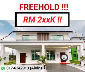 [FULL LOAN] FREEHOLD Double Storey Teres & SemiD Bemban Jasin Mydin