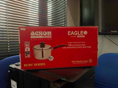 EAGLE 18cm SAUCE PAN WITH ENCAPSULATED BOTTOM