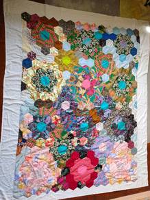 HomeMadeQuilt In the 1960s66 inX78.5 in No Holes
