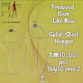 Preloved Solid Steel Hgr 10 Pcs Foc 2 Pcs