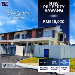FREEHOLD NEW 2S Link House Near Perodua City Serendah, Rawang