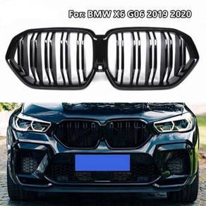 G06 X6 M Front Grill Glossy Blk Bodykit Grille Bmw