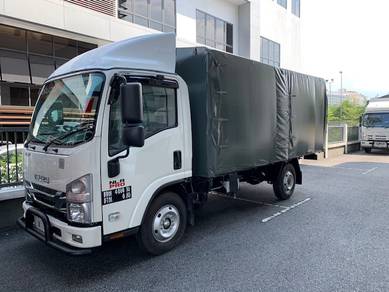 NEW lori ISUZU NLR 1tan 10kaki 13kaki Boxvan Fiber