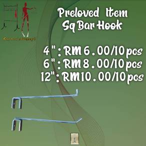 Sq Bar Hook ( Preloved )