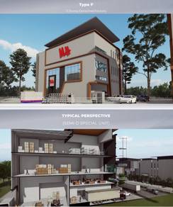 3 Storey New Semi-D Factory Bangi Industrial Park,Kajang ,seksyen 10