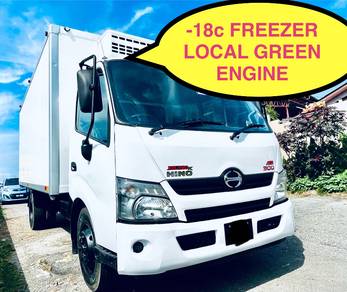 HINO XZU720 17ft -18c Freezer Green Eng BDM7500KG