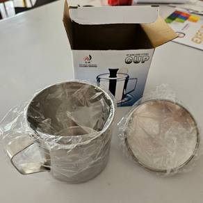 Stainless Steel Cup with Lid For Sale