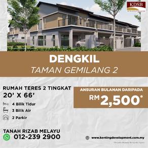 Taman Gemilang di Dengkil, Teres 2 Tingkat baharu!