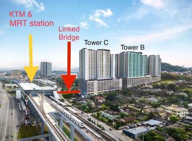 Nexus Kajang Station (Tower C) | F.Loan | Low Depo | 870 sf | Kajang