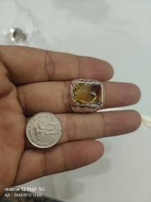 Cincin perak lamon Quartz s21