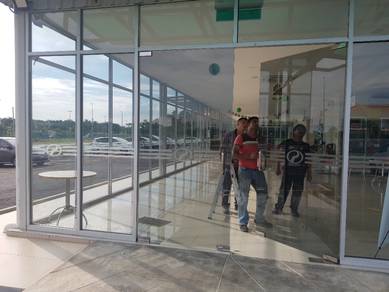GLASS WALL INSTALL l pasang dinding jenis kaca l