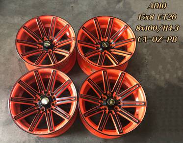 NEW RIM AD10 15inch 8JJ MYVI SAGA BLM GEN2 PERSONA