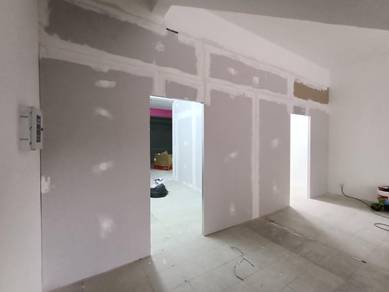 PARTITION GYPSUM WALL l dinding pembahagi ruangan