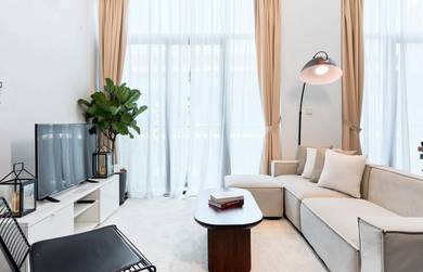 SALE KK City Riverson @ The Soho Duplex Penthouse 2R2B1C FF 1100 sq ft